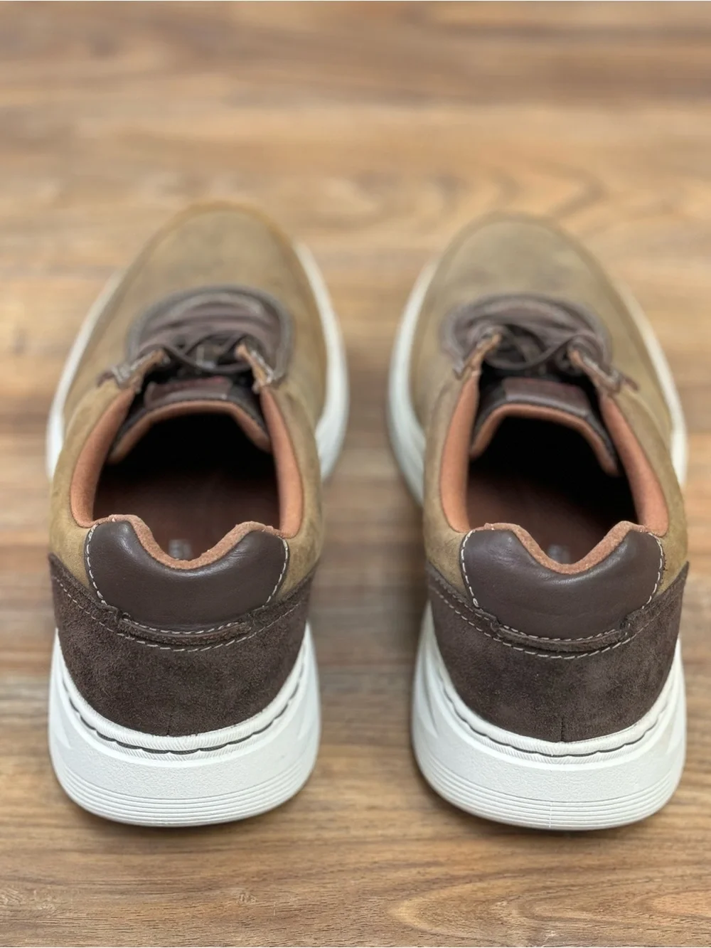 Clarks Collection Ultimate Comfort Brown Nubuck Leather Lace-Up Casual Men’s 8.5